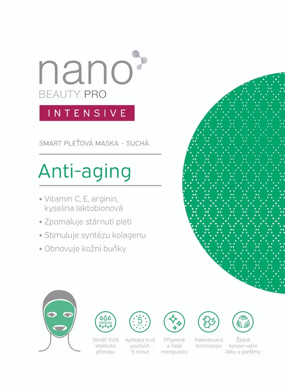 Anti-aging pleťová maska Intensive nanoBeauty - Přední strana