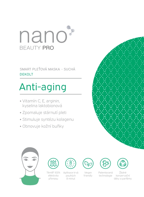 Anti-aging maska na dekolt nanoBeauty