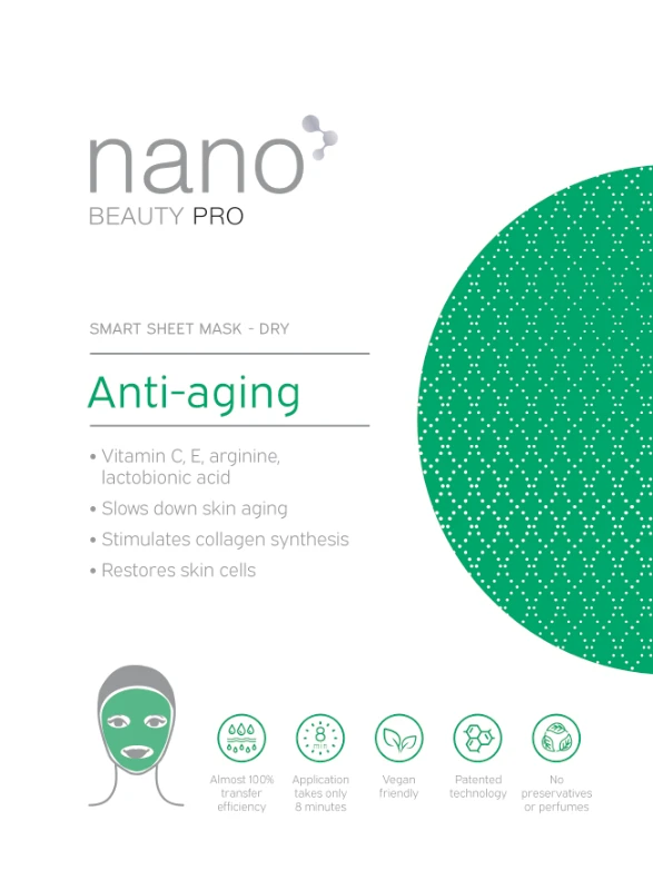 Anti-aging face mask nanoBeauty - Front side