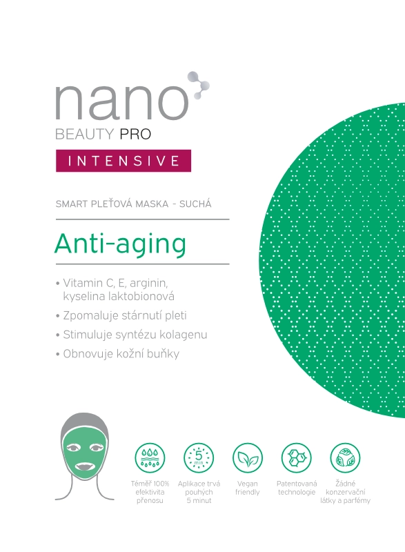Anti-aging pleťová maska Intensive nanoBeauty
