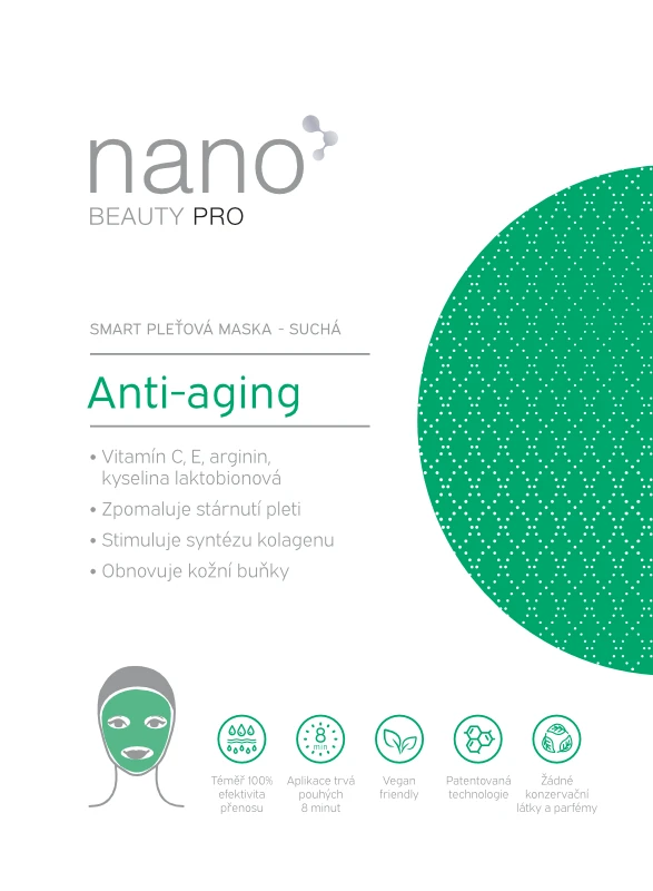 Anti-aging pleťová maska nanoBeauty