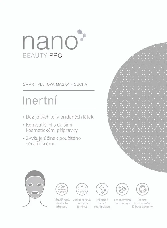 Inertní pleťová maska nanoBeauty - Přední strana