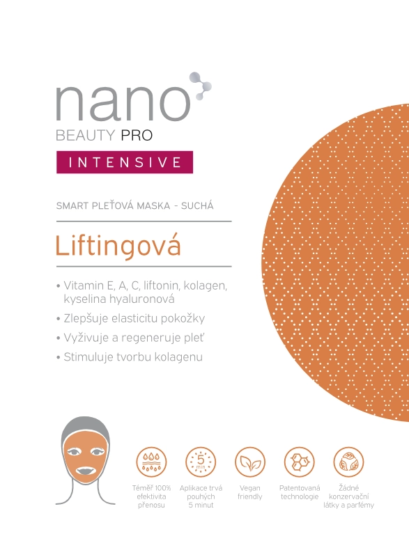 Liftingová pleťová maska Intensive nanoBeauty