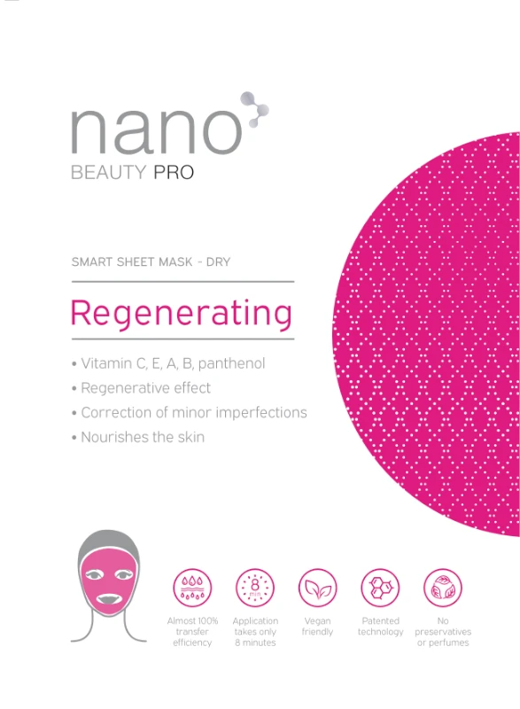 Regenerating face mask nanoBeauty - Front side