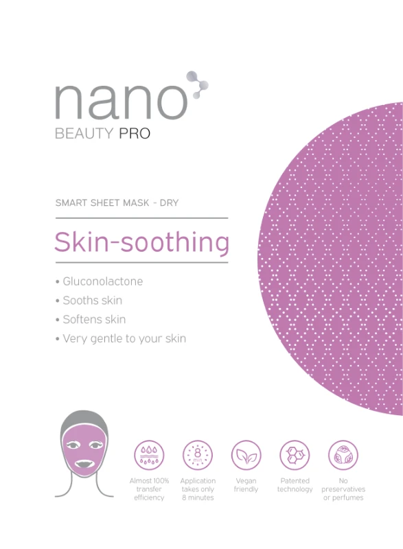 Skin-soothing face mask nanoBeauty - Front side